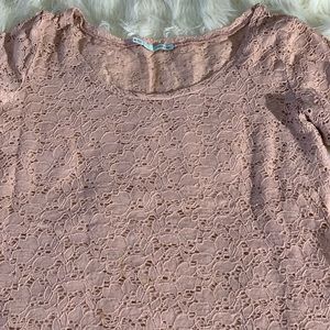 🍁MAURICE’S LACE Quarter Sleeve Shirt Size XXL